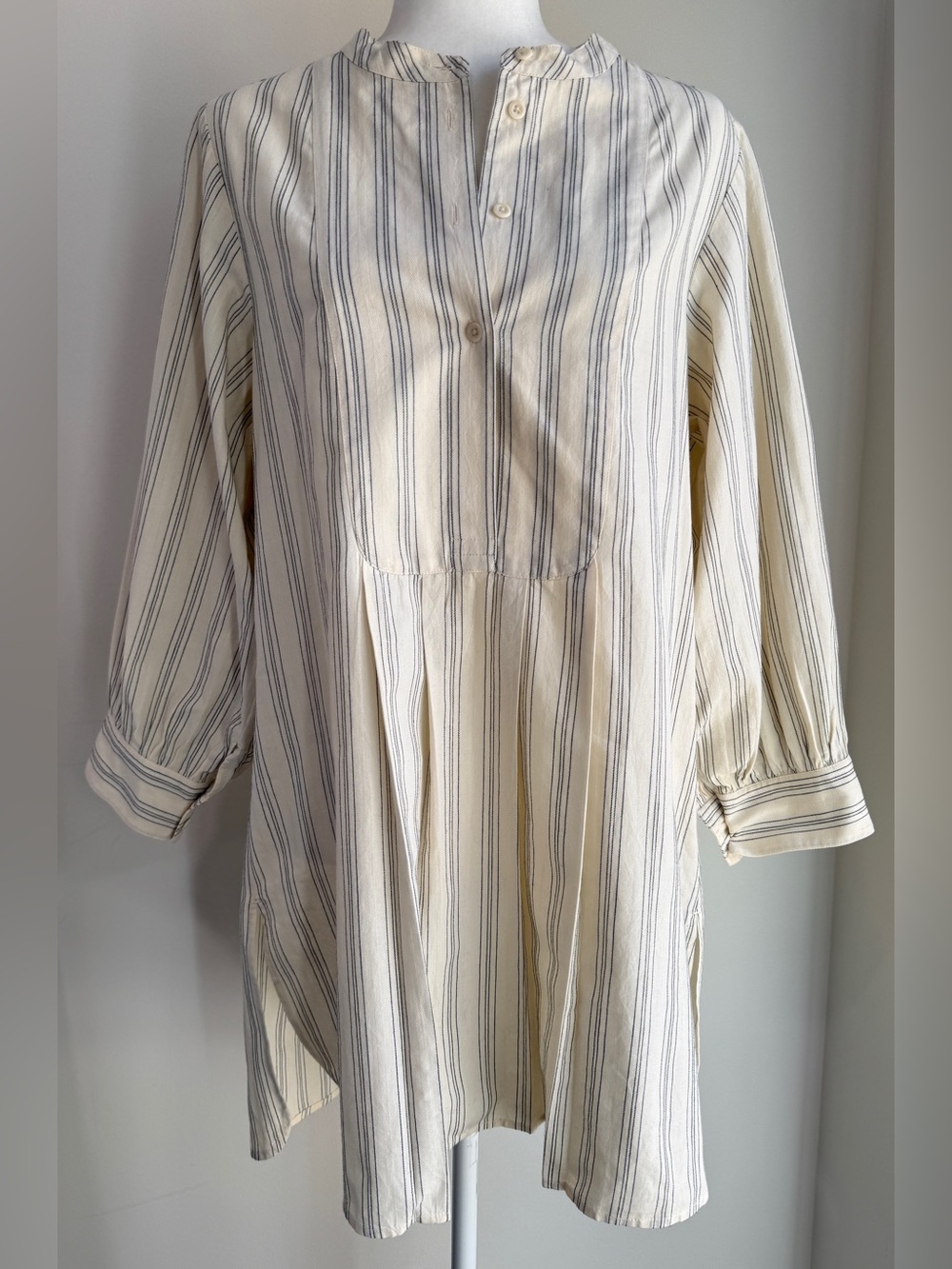 TOAST Garland Stripe Cotton Shirt Dress / Tunic – US Size M/L (UK Size 12)